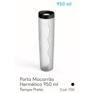 PORTA MACARRAO 950ML (TP PRETA) 104642 PANAMBY