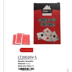 BARALHO SIMPLES AVULSO (503399) H-100