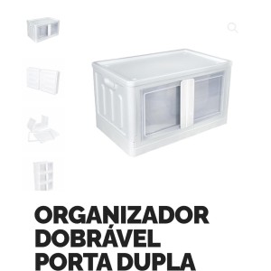 ORG.PORTA DUPLA 30LTS**BRANCO**806442 ARQPLAST