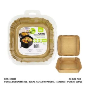 FORMA DESCARTAVEL QUAD*16CM (50PC) 174062 HM