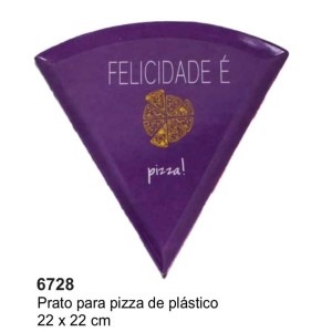 PRATO FORMATO PIZZA (MELAMINA) 267286 AMIGOLD