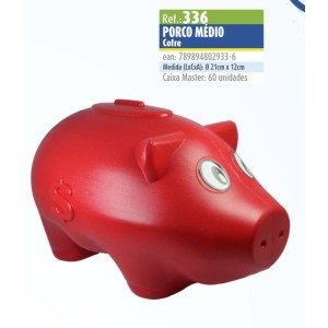COFRE PORCO MEDIO (12CM) 29336 LEPLASTIC