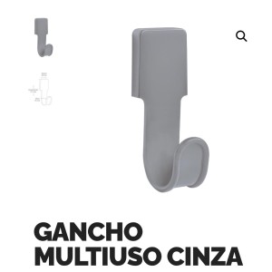 GANCHO MULTIUSO (CINZA) 806701 ARQPLAST