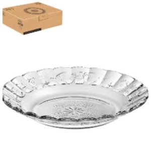 PRATO VIDRO FUNDO DEC (CRISTAL 22CM) WELLMIX