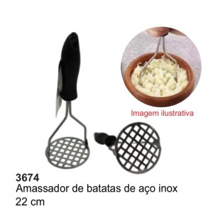 AMASSADOR BATATA INOX (CB PLAST) 236749 AMIGOLD