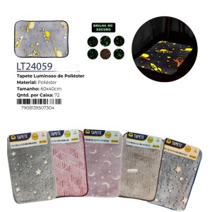 TAPETE BRILHA NO ESCURO (40X60CM) 507304 H-100