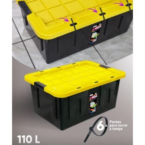 CONTAINER ORGANIZADOR 110LTS (TAMPA LACRE) 806770 ARQPLAST