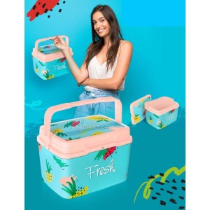 CAIXA TERMICA 07LTS *LABEL ROSA* 806800 ARQPLAST