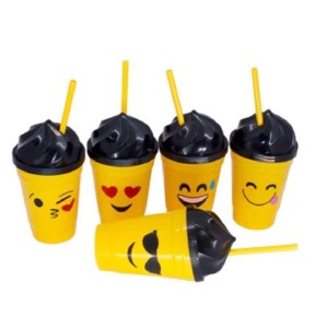 COPO C/TAMPA*CANUDO 450 ML (SMILE) 703515 FUTURO