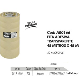 FITA P/EMBALAR**AVULSA 45MTS**202663 STARTOOLS