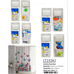 CORTINA BOX C/IMAGENS (180X180CM) 504495 H-100