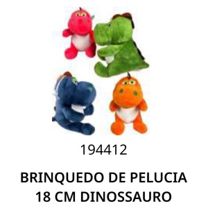 PELUCIA*DINOSSAURO (18CM) 245925 RIO TIJUCAS