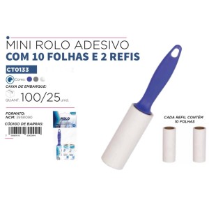 TIRA PELO C/3 (10*FOLHAS+2 REFIL) 300094 CLEAN TECH