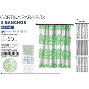 CORTINA BOX (1,98 X 1,38CM) 300650 CLEAN TECH