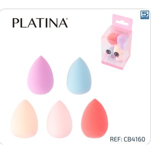 ESPONJA MAQUIAGEM X5 (GOTA) 38847 C3B