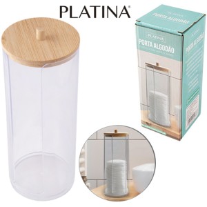 PORTA ALGODAO TORRE DISCO ( TP BAMBU ) 29883 CB3