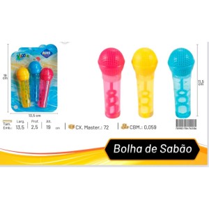 BOLHA BASTAO X 3 (MICROFONE*11CM) 476586 ALTIMIX