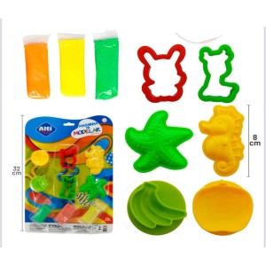 KIT MASSINHA ANIMAIS (9 PCS) 477705 ALTIMIX