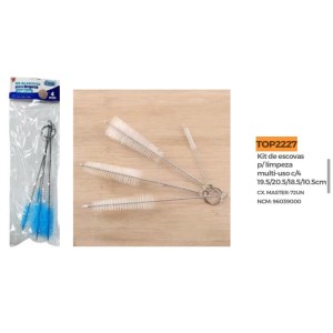 ESCOVA P/CANUDO X 4 (ACO) / 162663 TOP UTIL