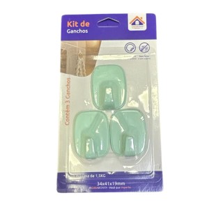 GANCHO C/3 QUAD (COLOR) 300258** CASA BONITA