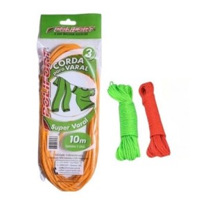 VARAL NYLON NO.3 (C/2 PÇS  DE10MTS ) 822953 POLIFORT