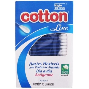COTONETE C/75 ECOLOGICO (CAIXA) 298357 HIGIE TOP