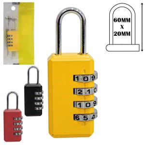 CADEADO MALA (RET*4DIG) 216357 MONALIZA