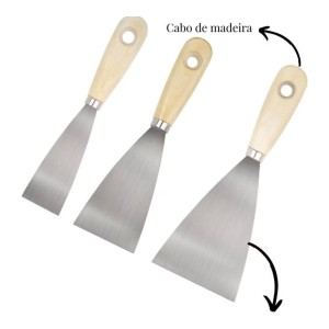 ESPATULA C/3 METAL*MADEIRA (P/OBRA) 870875 MONALIZA