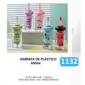 GARRAFA C/CANUDO (HAPPY DAY)  67419 Y888