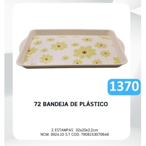 BANDEJA RETANGULAR *FLORAL* / 70648 Y888