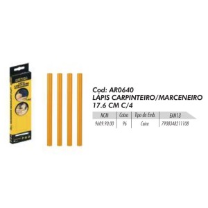 LAPIS CARPINTEIRO (C/4 PCS) 211108 STARTOOLS