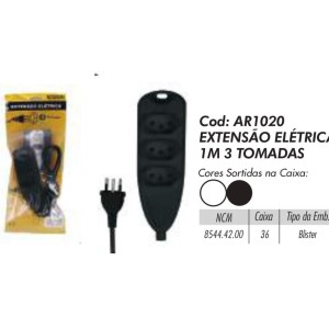 EXTENSAO TRIPOLAR  (1 MT) 216028 STARTOOLS
