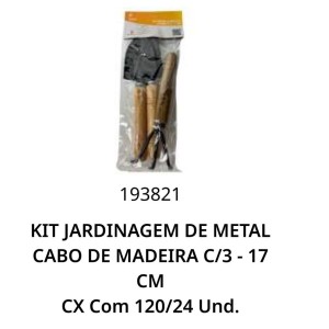 KIT JARDIM C/3 (ANCINHO*2PAS) 238446 RIO TIJUCAS