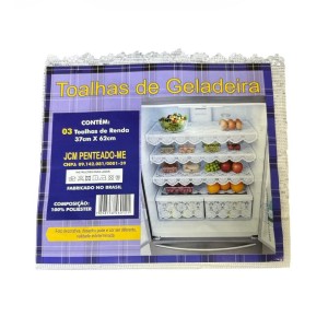 TOALHA GELADEIRA C/3 (37X62CM) 460121 ROMANCE