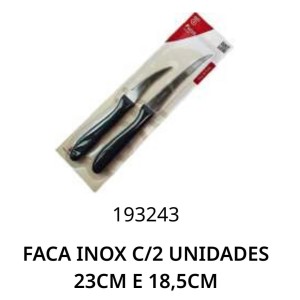 FACA C/2 CB.PLASTICO (23 E 18,5CM) 231928 TIJUCAS
