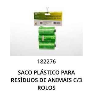 PET**SACO COLETA (C/3 VERDE) 182276 TIJUCAS