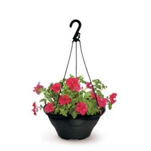 VASO PENDURAR PRETO  /784017 INJEPLASTEC