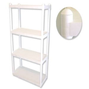 ESTANTE C/4 (MEDIA BRANCA) 607823 AGRAPLAST