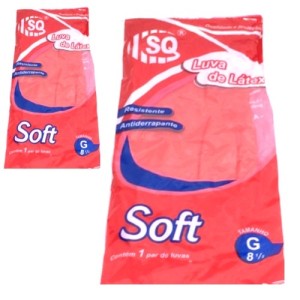 LUVA LATEX (MED./GR) 500551 SQ IMPORT