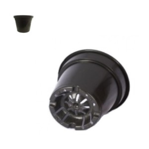 VASO AVULSO 14CM (PF-14 PRETO) 811402 BIG-PLAST