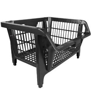 CESTO GONDOLA PRETA (PEQ.) 960074 CAIXAPLAST