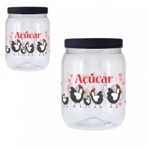 POTE 6625 (ACUCAR GALINHA 1,7LT) 266258 BANDEIRANTE