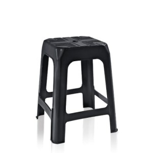 BANQUETA PRETA (ATE 110KG)  800167 ARQPLAST