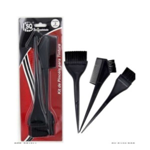 KIT PINCEIS P/TINTURA (C/3 PCS) 510727 SQ IMPORT