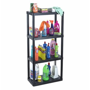 PRATELEIRA *60X30* (C/4 PRETA) 785700 INJEPLASTEC