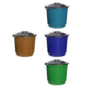 LIXEIRA 10 LTS C/TAMPA 800273 ARQPLAST