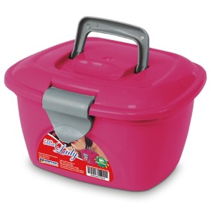 MINI MALETA LADY BOX (ROSA ) 803953 ARQPLAST