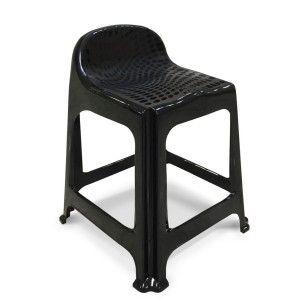 BANQUETA C/ENCOSTO (PRETA) 800822 ARQPLAST/TOYPLAST