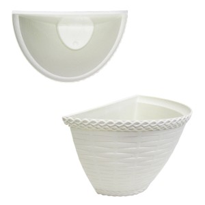 VASO PAREDE RATTAN 528 (MARMORE ) 705289 INJEPLASTEC