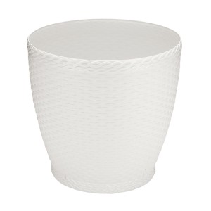 VASO RATTAN MINI (558 BRANCO) 705586 INJEPLASTEC